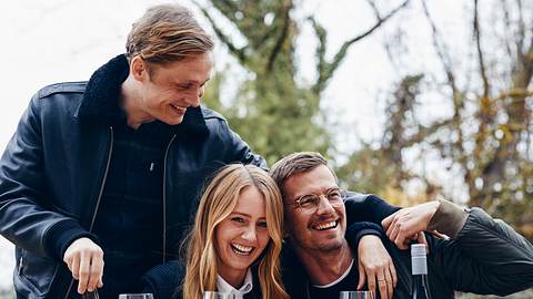 III Freunde: Juliane Eller, Joko Winterscheidt und Matthias Schweighöfer - Foto: III Freunde/Peter Bender