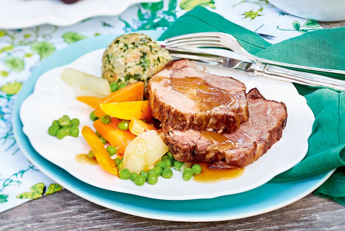 In Milch geschmorter Schweinebraten Rezept