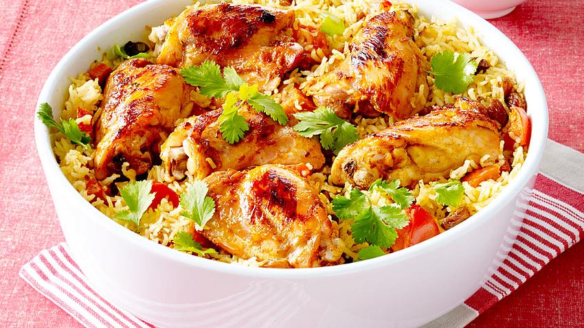 Indisches Hähnchen-Curry mit Reis Rezept - Foto: House of Food / Bauer Food Experts KG