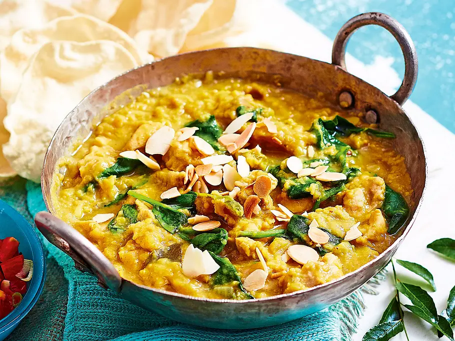 Indisches Hähnchen Dal Rezept Indisches Hähnchen Dal Rezept