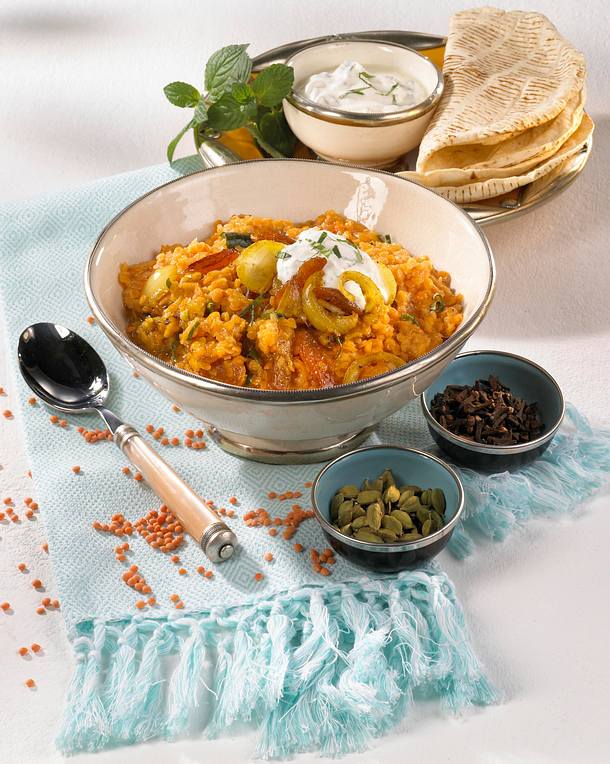 Indisches Linsen-Curry Rezept | LECKER