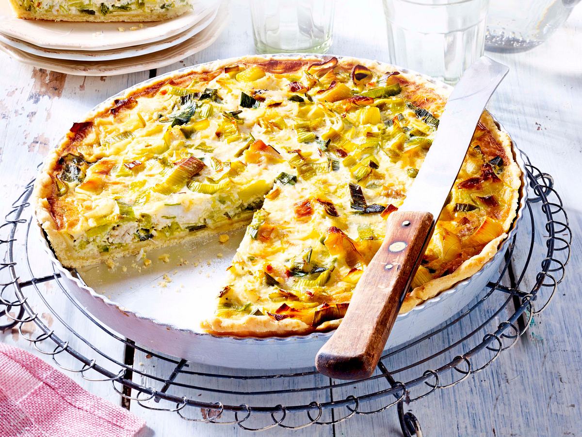 Ingwer-Porree-Tarte Rezept