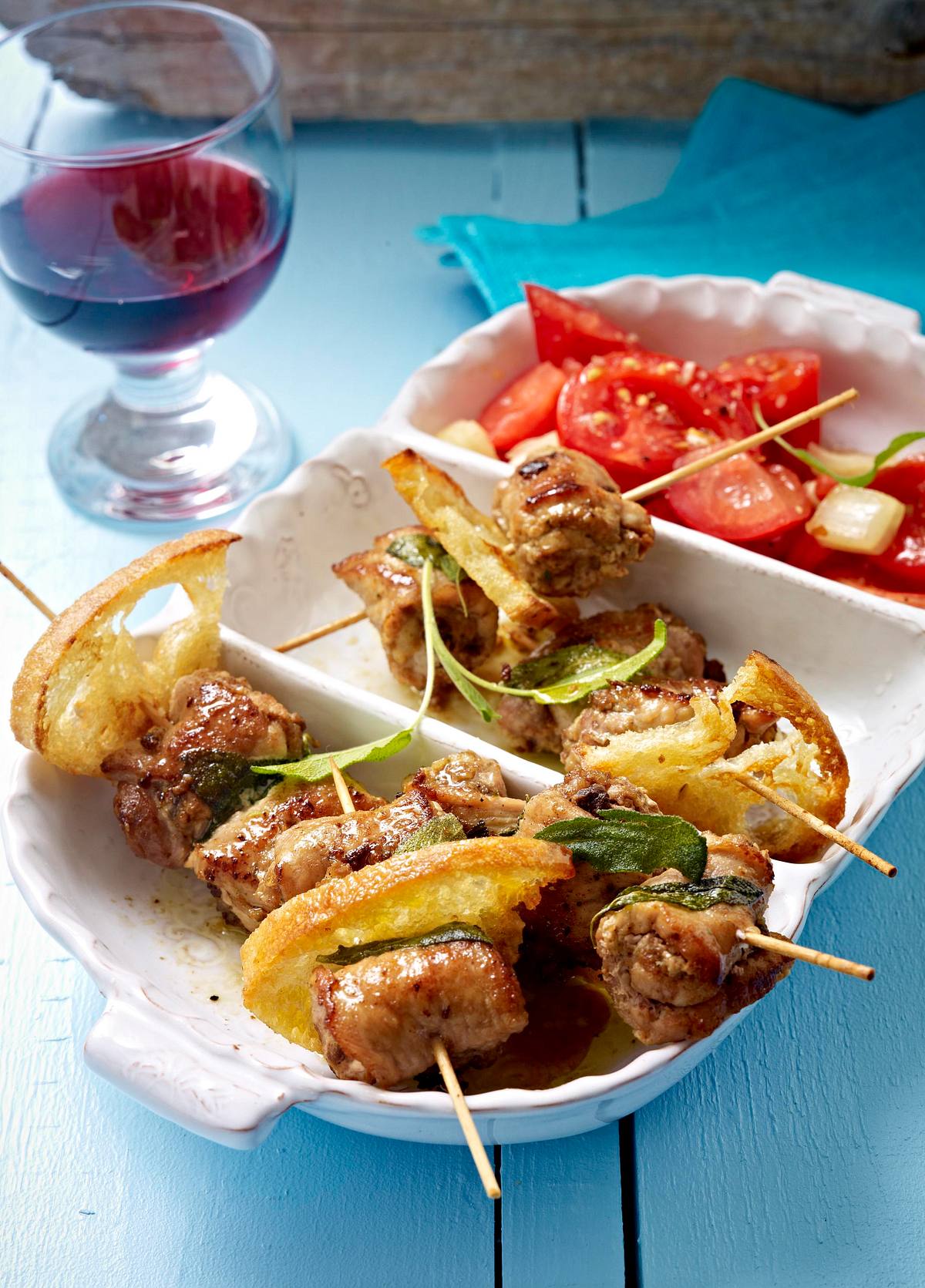 Involtini di maiale alla sarda (Schweinerouladen sardische Art) Rezept