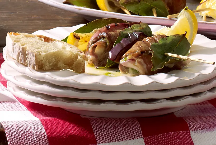 Involtini di vitello Rezept Involtini di vitello Rezept
