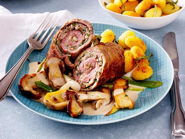 Involtini zu Steinpilz-Rahm Rezept | LECKER