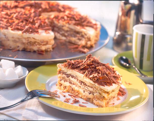 Italienische eisgekühlte Espresso-Torte Rezept Italienische eisgekühlte Espresso-Torte Rezept
