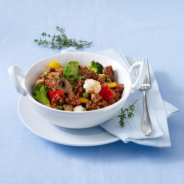 Italienische Hack-Gemüsepfanne Rezept Italienische Hack-Gemüsepfanne Rezept
