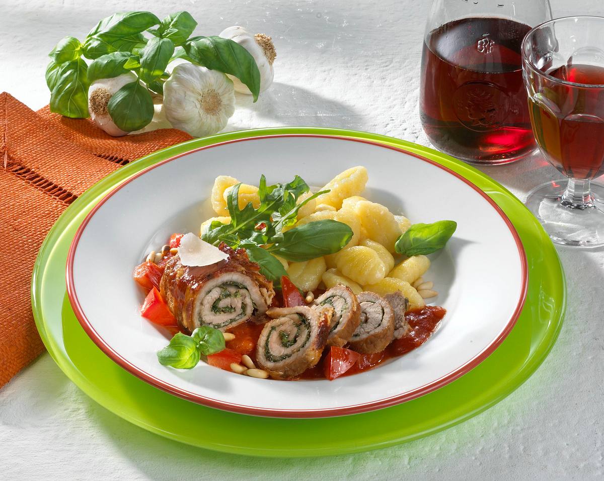 Italienische Kalbsröllchen Rezept