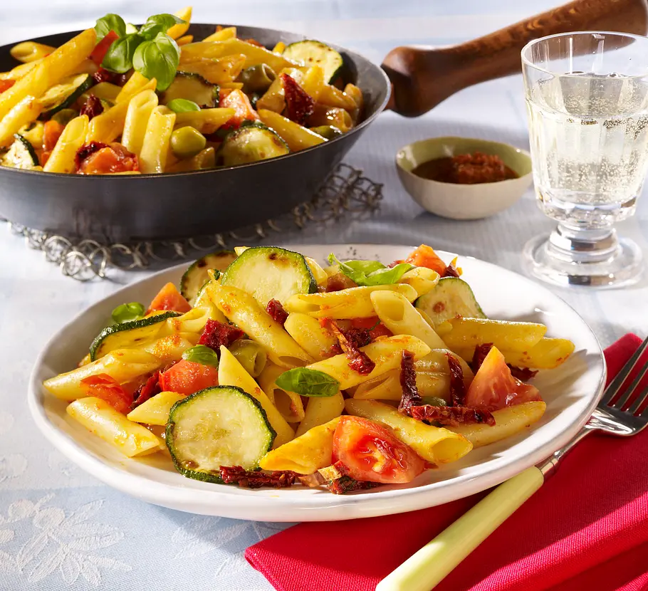 Italienische Nudelpfanne Rezept Italienische Nudelpfanne Rezept