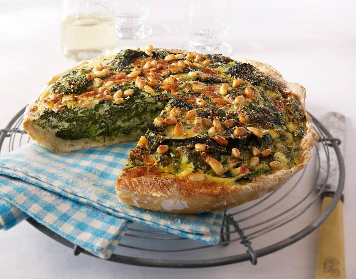 Italienische Ricotta-Spinat-Quiche Rezept