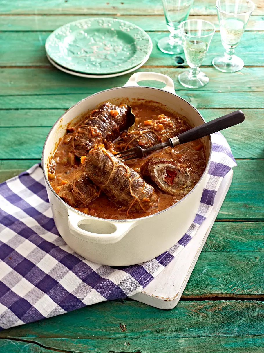 Italienische Rinderrouladen Rezept