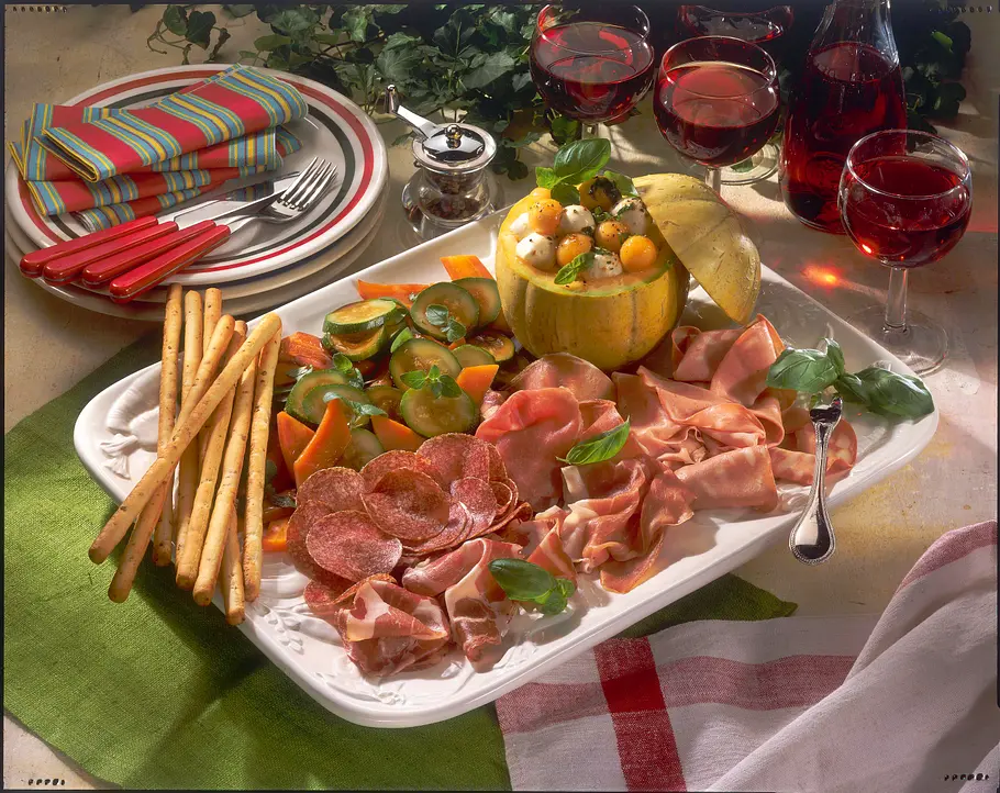 Italienische Wurstplatte Rezept Italienische Wurstplatte Rezept