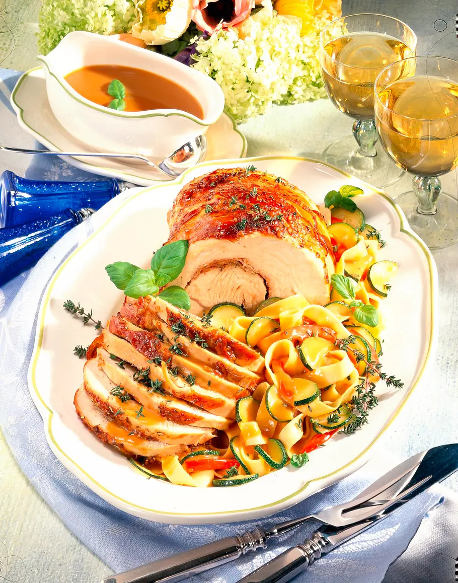 Italienischer Putenrollbraten Rezept Italienischer Putenrollbraten Rezept