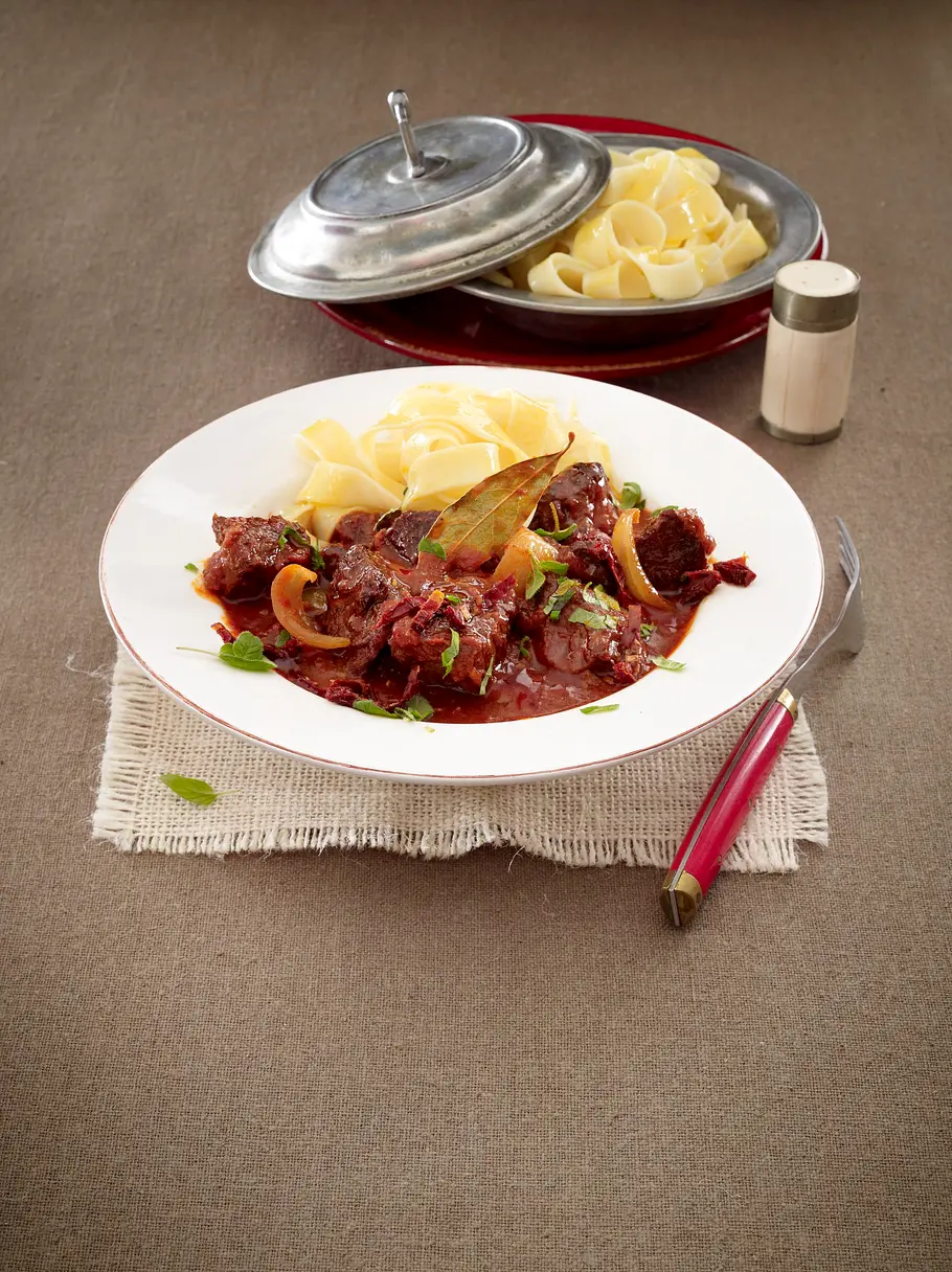 Italienisches Rindergulasch Rezept Italienisches Rindergulasch Rezept