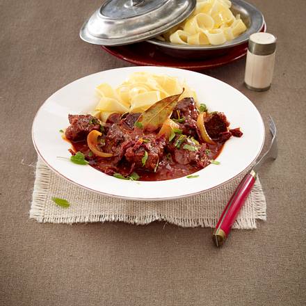 Italienisches Rindergulasch Rezept Italienisches Rindergulasch Rezept