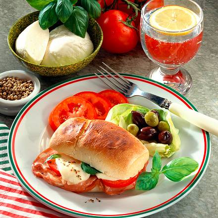 Italienisches Sandwich Rezept Italienisches Sandwich Rezept