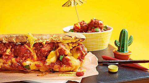 „it’s showtime!“- Meatball-Sandwich Rezept - Foto: House of Food / Bauer Food Experts KG