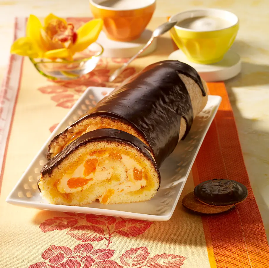 Jaffa Cake-Rolle Rezept