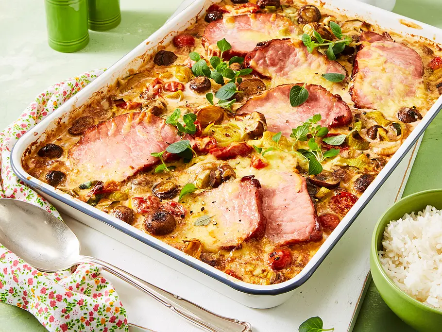 Jäger-Kasseler vom Blech Rezept Jäger-Kasseler vom Blech Rezept