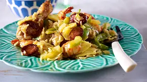 Jambalaya mit Hähnchen und Garnelen Rezept - Foto: LECKER @ Bauer Media Group Jambalaya mit Hähnchen und Garnelen Rezept - Foto: LECKER @ Bauer Media Group