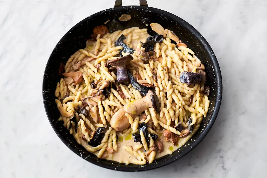 Jamies' Pasta mit Pilzen und Knoblauch Rezept Jamies' Pasta mit Pilzen und Knoblauch Rezept