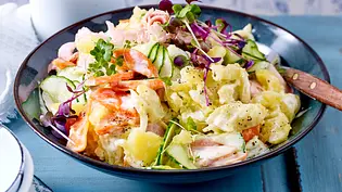 Japanischer Kartoffelsalat Rezept - Foto: LECKER @ Bauer Media Group Japanischer Kartoffelsalat Rezept - Foto: LECKER @ Bauer Media Group