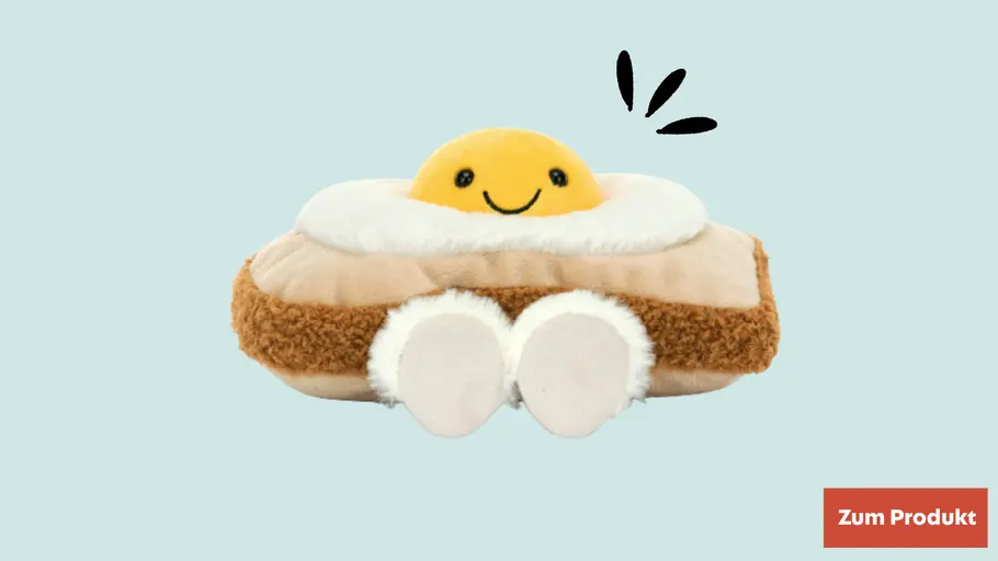 Jellycat Amuseables Spiegelei auf Toast