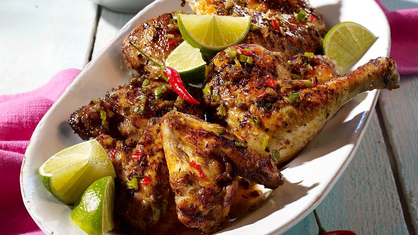 Jerk Chicken mit Reis und Bohnen Rezept - Foto: House of Food / Bauer Food Experts KG