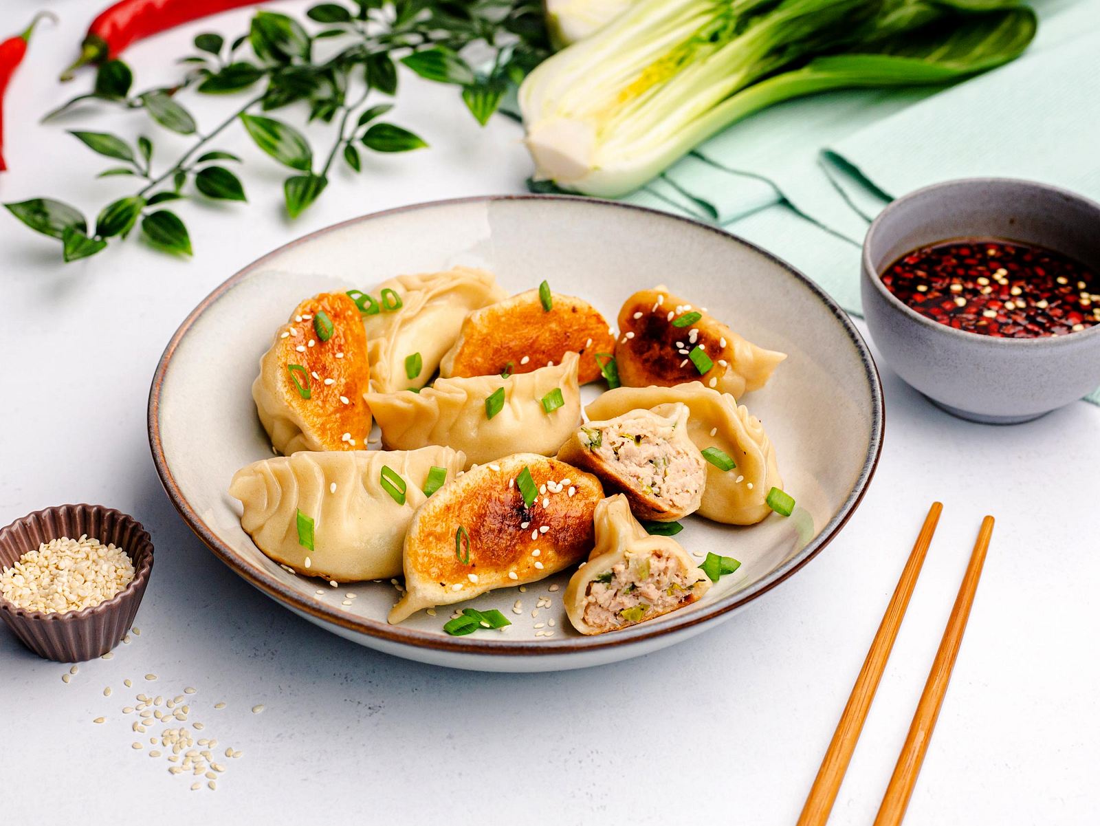 Jiaozi (chinesische Dumplings) Rezept | LECKER