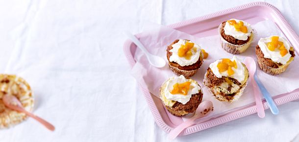 Joghurt-Aprikosen-Muffins Rezept Joghurt-Aprikosen-Muffins Rezept