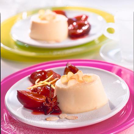 Joghurt-Flan mit Zimt-Pflaumen Rezept Joghurt-Flan mit Zimt-Pflaumen Rezept