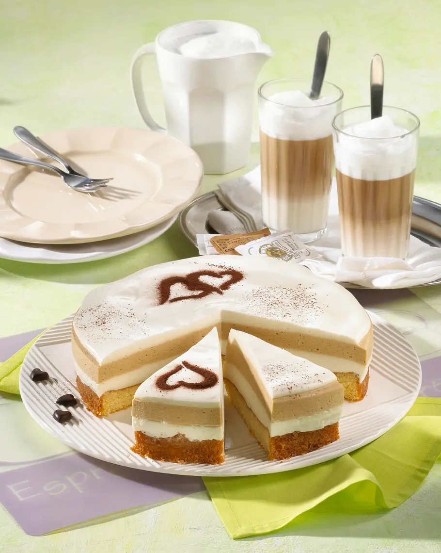 Joghurt-Torte Latte Macchiato Rezept Joghurt-Torte Latte Macchiato Rezept