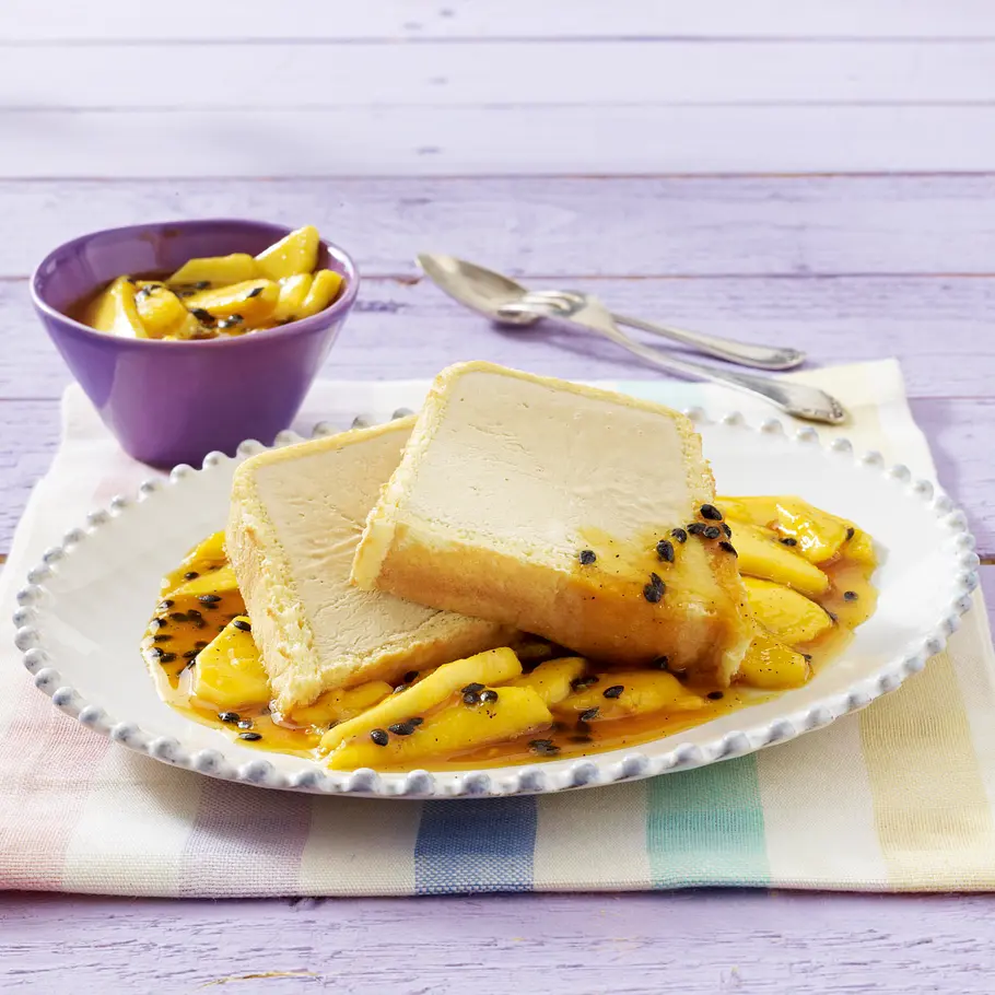 Johann Lafer bei Lafer! Lichter! Lecker!: Tiramisu-Parfait mit Mango-Passionsfrucht-Kompott Rezept