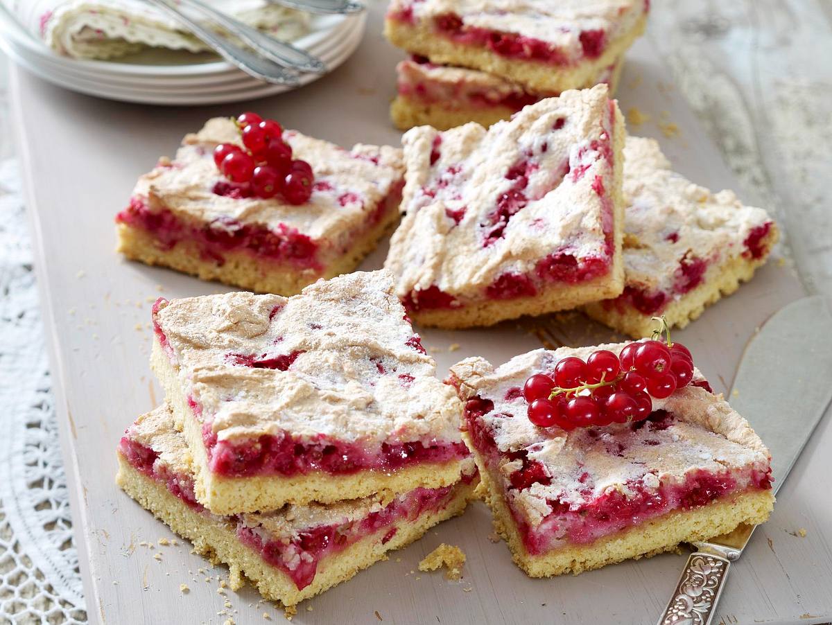 Johannisbeer-Baiser-Kuchen Rezept