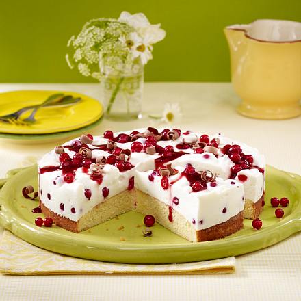 Johannisbeer-Buttermilch-Torte Rezept