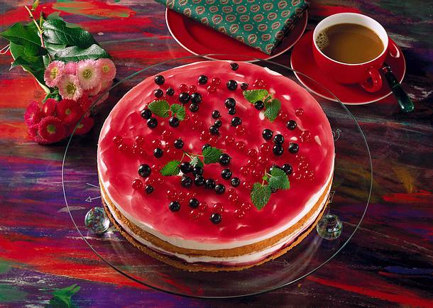 Johannisbeer-Dickmilch-Torte Rezept