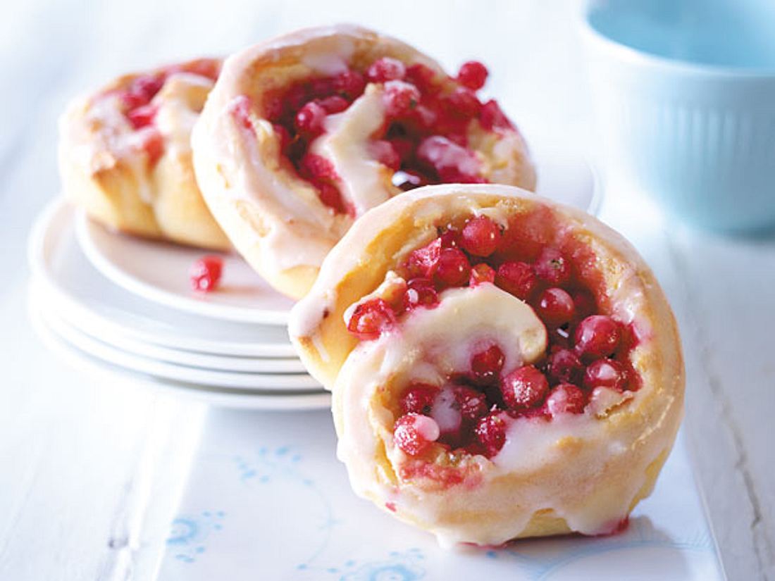 Johannisbeer-Marzipan-Schnecken Rezept | LECKER