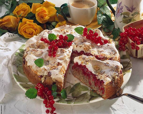 Johannisbeer-Nusskuchen Rezept Johannisbeer-Nusskuchen Rezept