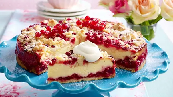 Johannisbeerkuchen mit Quark Rezept - Foto: LECKER @ Bauer Media Group Johannisbeerkuchen mit Quark Rezept - Foto: LECKER @ Bauer Media Group