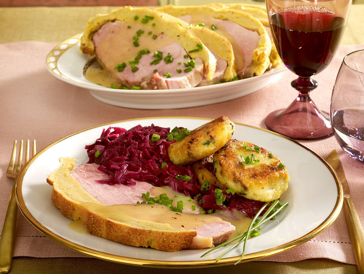 Julschinken mit Senfkruste Rezept