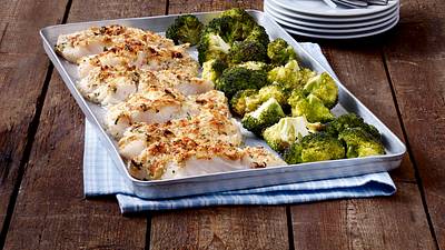 Kabeljau mit Parmesankruste und Brokkoli Rezept - Foto: Triemer, Isabell
