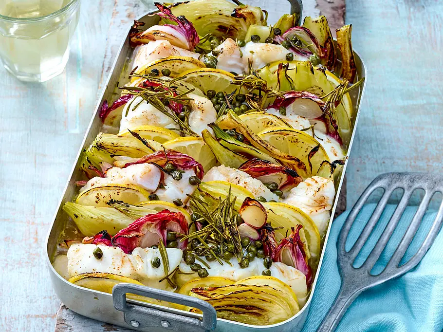 Kabeljau-Schichtauflauf Rezept Kabeljau-Schichtauflauf Rezept