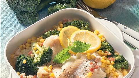 Kabeljaufilet auf Gemüsebett Rezept - Foto: Klemme