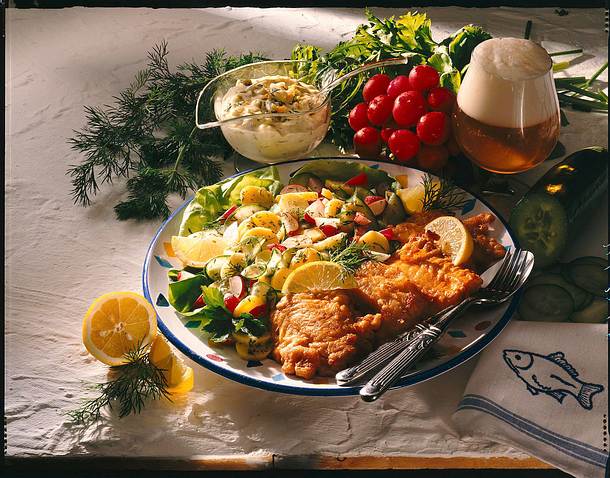 Kabeljaufilet mit Senfsoße Rezept Kabeljaufilet mit Senfsoße Rezept