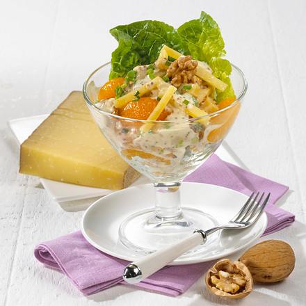 Käse-Cocktail mit feiner Senfcreme Rezept Käse-Cocktail mit feiner Senfcreme Rezept