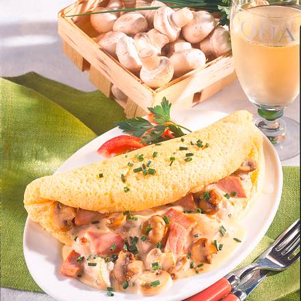 Käse-Omelett mit Pilzen (Diabetiker) Rezept Käse-Omelett mit Pilzen (Diabetiker) Rezept