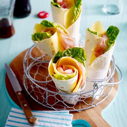 Käse-Schinken-Wraps Rezept