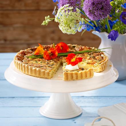 Käse-Schnittlauch-Quiche Rezept Käse-Schnittlauch-Quiche Rezept