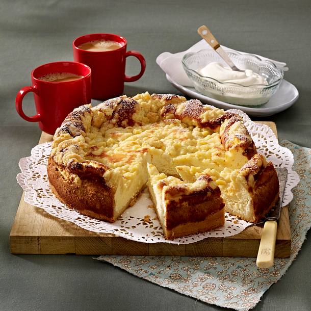 Käse-Streuselkuchen Rezept Käse-Streuselkuchen Rezept