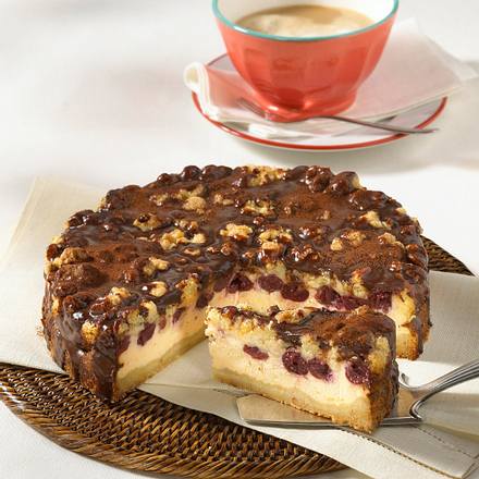 Käse-Streuselkuchen mit Schokoguss Rezept Käse-Streuselkuchen mit Schokoguss Rezept